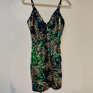 Fashion Nova Work Your Body Sequin Dress